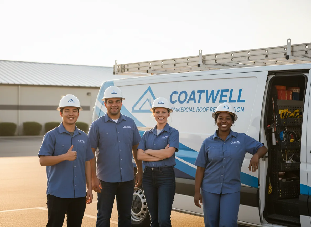 Commercial roof coating company in Corapeake, NC